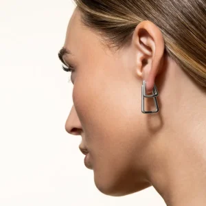 XENOX Ohrringe^TRILOGY MAXI Creolen 925/- Sterlingsilber, rhodiniert