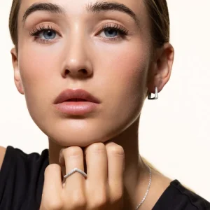 XENOX Ringe^TRILOGY Ring 925/- Sterlingsilber, rhodiniert