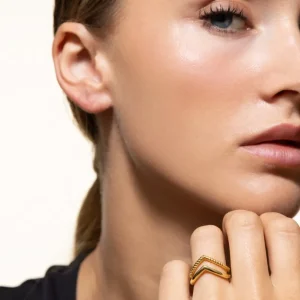 XENOX Ringe^TRILOGY Ring 925/- Sterlingsilber, rhodiniert