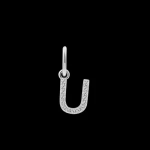 XENOX Charms^U LETTER Charm 925/- Sterlingsilber, 18k Vergoldung