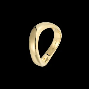 XENOX Ringe^WAVE Ring 925/- Sterlingsilber, rhodiniert