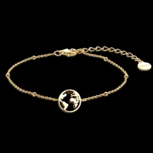 XENOX Armbänder^WELTKUGEL Armband 925/- Sterlingsilber, rhodiniert