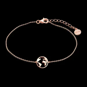 XENOX Armbänder^WELTKUGEL Armband 925/- Sterlingsilber, rhodiniert