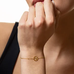 XENOX Armbänder^WELTKUGEL Armband 925/- Sterlingsilber, rhodiniert