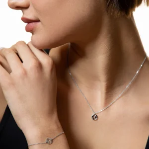 XENOX Armbänder^WELTKUGEL Armband 925/- Sterlingsilber, rhodiniert