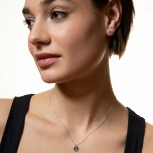 XENOX Halsketten^WELTKUGEL Halskette 925/- Sterlingsilber, rhodiniert