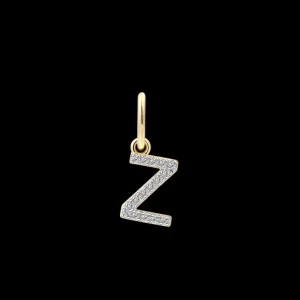 XENOX Charms^Z LETTER Charm 925/- Sterlingsilber, 18k Vergoldung