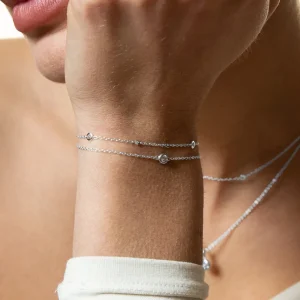 XENOX Armbänder^ZARGE Armband 925/- Sterlingsilber, rhodiniert