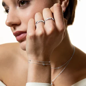 XENOX Armbänder^ZARGE Armband 925/- Sterlingsilber, rhodiniert