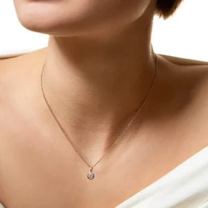 XENOX Halsketten^ZARGE Halskette 925/- Sterlingsilber, rosé vergoldet roséfarben