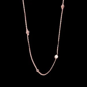 XENOX Halsketten^ZARGE Halskette 925/- Sterlingsilber, rhodiniert