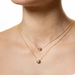 XENOX Halsketten^ZARGE Halskette 925/- Sterlingsilber, rhodiniert