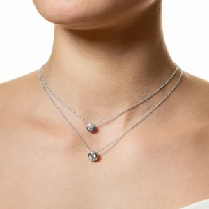 XENOX Halsketten^ZARGE Halskette 925/- Sterlingsilber, rhodiniert