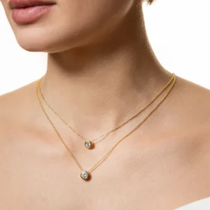 XENOX Halsketten^ZARGE Halskette 925/- Sterlingsilber, rhodiniert