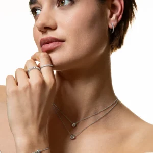 XENOX Halsketten^ZARGE Halskette 925/- Sterlingsilber, rhodiniert