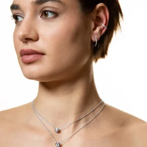 XENOX Halsketten^ZARGE Halskette 925/- Sterlingsilber, rhodiniert