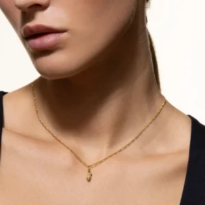 XENOX Charms^ZITRONE Charm 925/- Sterlingsilber, 18k Vergoldung goldfarben