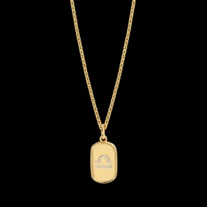 XENOX Halsketten^ZODIAC Waage Halskette 925/- Sterlingsilber, rhodiniert