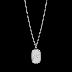 XENOX Halsketten^ZODIAC Wassermann Halskette 925/- Sterlingsilber, rhodiniert